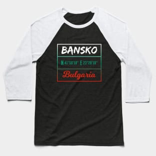 Coordenates Bulgaria Baseball T-Shirt